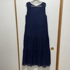 cepo ネイビー ノースリーブ ワンピース