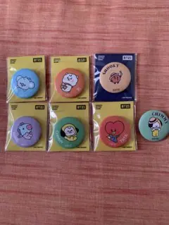 BT21 缶バッジ　7個セット
