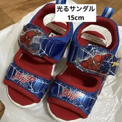 ムーンスター　光るサンダル　スパイダーマン　15cmのサムネイル