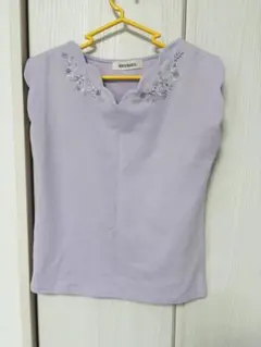 MISCH MASCH タンクトップ パープル 刺繍のサムネイル