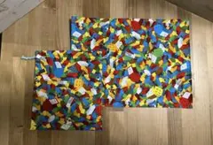 Ｌ４／ランチョンマット ＆巾着袋　セット