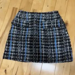 MOUSSY NEP TWEED MINI スカート ツイード
