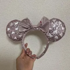 ディズニー ミニーちゃん スパンコールカチューシャ