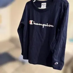 Champion 長袖カットソー 120 ネイビー