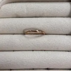 NOIR DE POUPEE K10 ツイスト リング 5号 ピンキー ゴールド