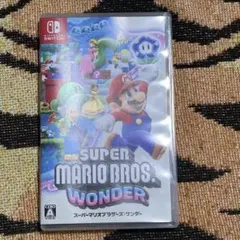 スーパーマリオブラザーズ ワンダー　任天堂Switch ケース付きソフト