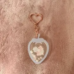 サンリオ マイメロディ シークレットアクリルキーホルダー 白いちご ブルー