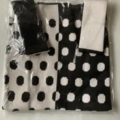 新品 タグ付き ニットバック ラージ 水玉 ¥3520のお品
