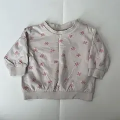H&M 花柄トレーナー　68cm