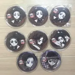 鬼滅の刃 ダイニング お楽しみくじ 缶バッジ 8点セット 胡蝶しのぶ