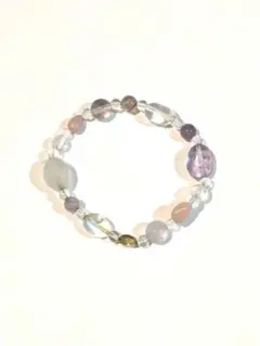 天然石 ブレスレット パワーストーン アメジスト クオーツ等 良品