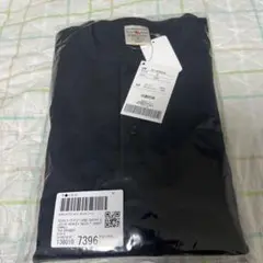 黒 ヘンリーネック 半袖Tシャツ
