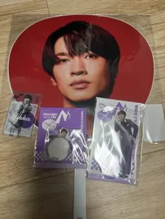 SnowMan Dome Tour ON 深澤辰哉　グッズ4点　うちわ　アクスタ