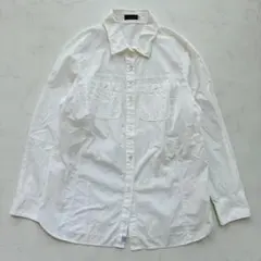 【美品】EVEX シャツ SÖKTAŞ 高級生地 コットン 白 46（F488）のサムネイル
