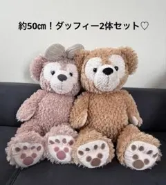 旧Lサイズ　ディズニー　ダッフィー　シェリーメイ　ぬいぐるみ