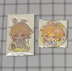 あんスタ　なずな　アニカフェ　アクスタ　缶バッジ