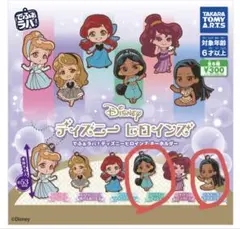 ディズニーヒロインズキーホルダー　ジャスミン　ポカホンタス2個セット