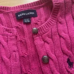 Ralph Lauren ラルフローレン ケーブルニット カーディガン 4T