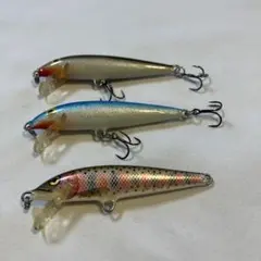Rapala フローティングミノー　3本セット　一つフック無しのサムネイル