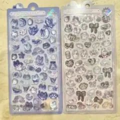 最安値！正規品！ボンボンドロップシール　クーリア　しろくろ　よるねこボンボン