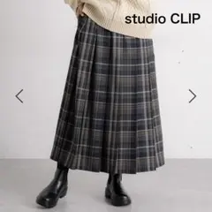 studio CLIP スタディオクリップ　チェックプリーツスカート　Lサイズ