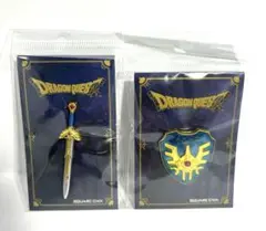 新品未使用 ドラゴンクエスト ピンズ ロトの剣 ロトの盾 セット