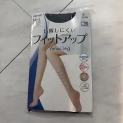 GUNZE 伝染しにくいフィットアップ ビーナスレッグ ストッキング 黒