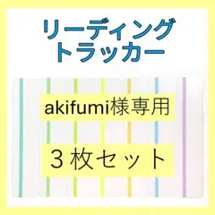 【専用】リーディングトラッカー（幅広タイプ）　３枚