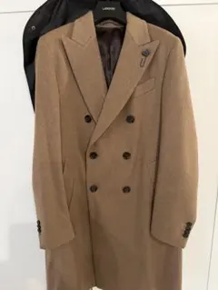 【極美品】LARDINI チェスターコート 付属品完備 ウール　ラルディーニ48のサムネイル