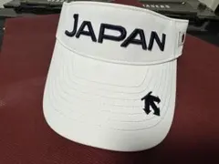 JAPANロゴ刺繍　サンバイザー　デサント　フリーサイズのサムネイル