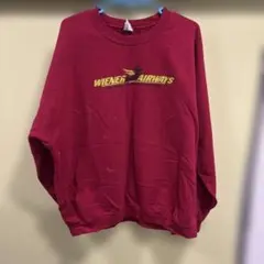 GILDAN スウェット WIENER AIRWAYS レッド