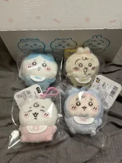 ちいかわベビー マスコット 4種セット　ちいかわ　ハチワレ　うさぎ　カニ