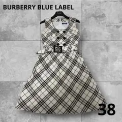 Burberry Blue Label ノースリーブワンピース 38 中古・古着通販】BURBERRY BLUE LABEL (バーバリー ブルー レーベル