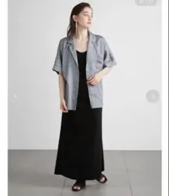 【新品未使用】LilyBrown 花柄オープンカラーシャツ