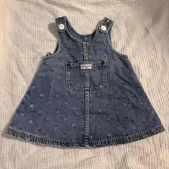 Baby GUESS デニム ジャンパースカート 花柄のサムネイル