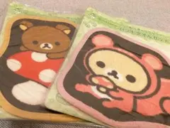 リラックマ　コリラックマ　ハンドタオルセット　４枚　一番くじ