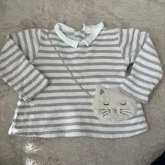 petit main ストライプ トレーナー 100cm