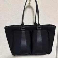 ブラック トートバッグ ビジネスバッグ