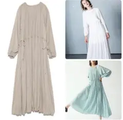 emmi atelier ワッシャーワンピース　ミントのサムネイル