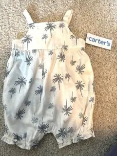 新品未使用　Carter's ベビー ロンパース 3m ヤシの木柄