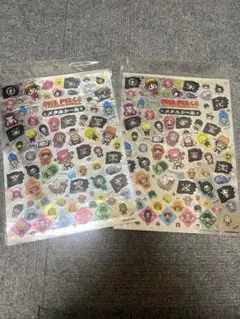 【未使用・2枚セット】ワンピース × パンソンワークス メタルシール まとめ売り