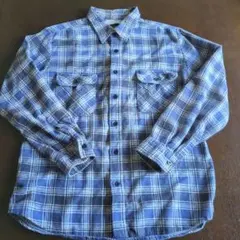 simply basics チェック柄 長袖シャツ