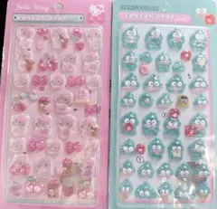 クリスマスラッピングあり、プレゼントラッピングあり。キティ&ハンギョドンシール