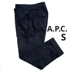 A.P.C.（アー・ペー・セー）テーパードパンツ　深いネイビー Sのサムネイル
