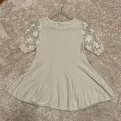 MISCH MASCH ホワイト レース袖チュニックのサムネイル