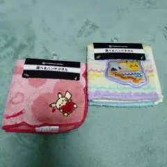 新品タグ付き ポケモンセンター シェニール織りタオル ハンカチ