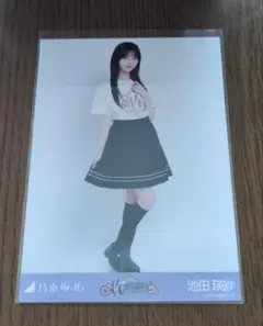 乃木坂46 14thBDライブライブTシャツ 生写真　池田瑛紗　ヒキ
