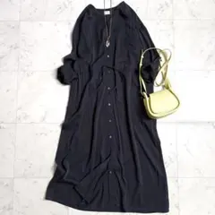 美品♪ アーバンリサーチドアーズ ウエストリボン ロングワンピース ポケット