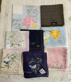 [訳あり&USED] ブランドハンカチ　8枚まとめ売り