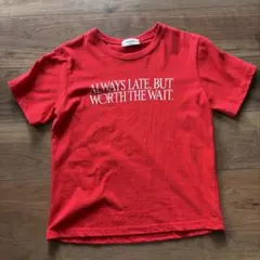 ヌグ　赤色　Tシャツ　半袖　ユニセックス